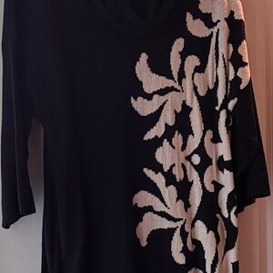 Lane Bryant Monochrome Knit Sweater Dress